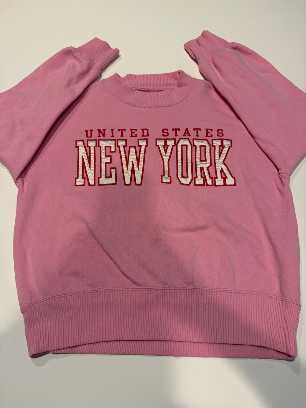 Pink Abercrombie kids sweatshirt
